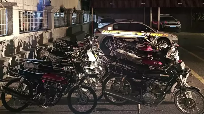 Akyazı'da Yasadışı Motosiklet Yarışına Ceza Yağmuru