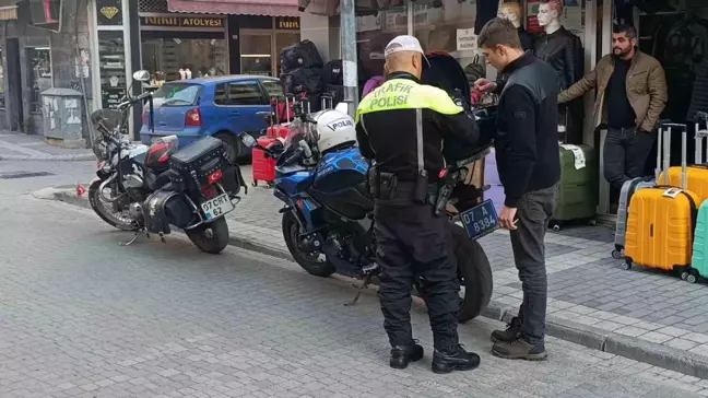 Manavgat'ta Abartılı Egzozlu Motosiklete 9 Bin TL Ceza