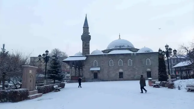 Erzurum'da Kar Yağışı Ulaşımı Olumsuz Etkiledi