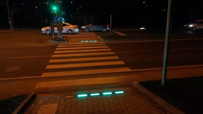 Ordu'da LED'li Yaya Sistemi ile Trafik Güvenliği Artırılıyor