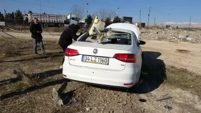 Adıyaman'da Tır ile Otomobil Çarpıştı: 1 Yaralı