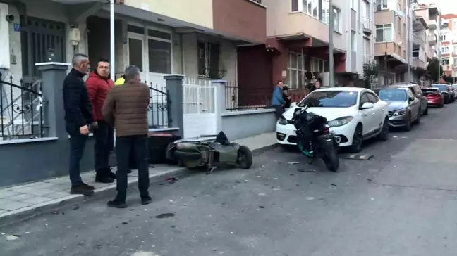 Tekirdağ'da Motosiklet Kazası: Yaralı Genç Hastaneye Kaldırıldı