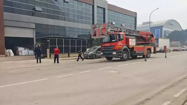 İnegöl'deki Tekstil Fabrikasında Yangın Çıktı