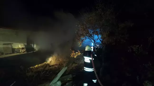 Seydişehir'de Yangın: 600 Saman Balyası Yanarak Yok Oldu