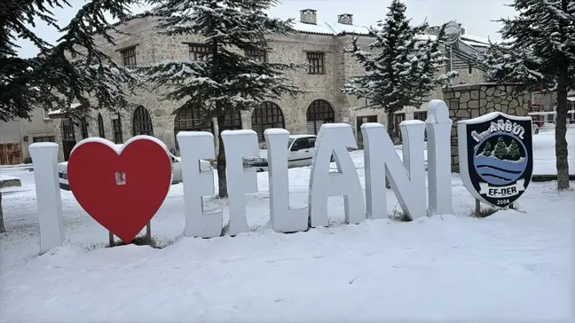 Karabük ve Bolu'daki Beyaz Doğa Manzarası