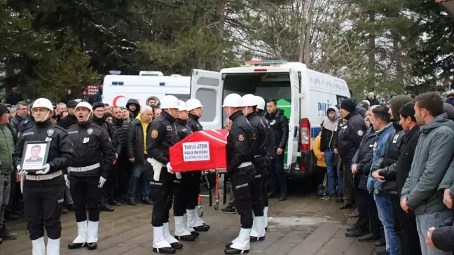 Motosiklet Kazasında Hayatını Kaybeden Polis Memuru Yunus Aydın Toprağa Verildi