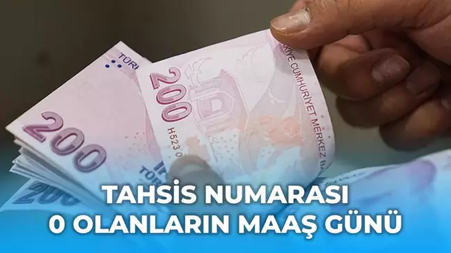 Tahsis numarası 0 olanlar ne zaman maaş alır?