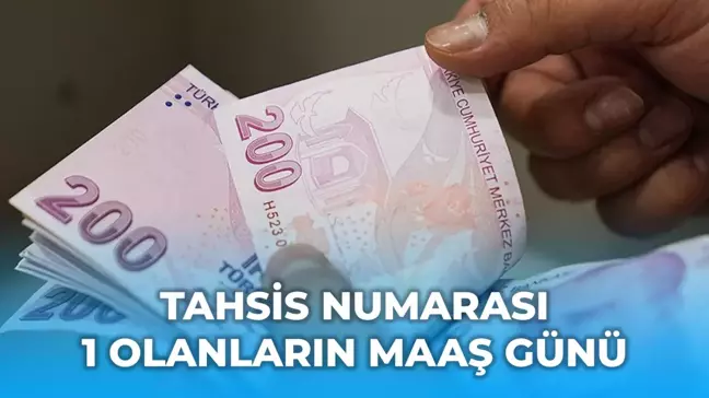 Tahsis numarası 1 olanlar ne zaman maaş alır?