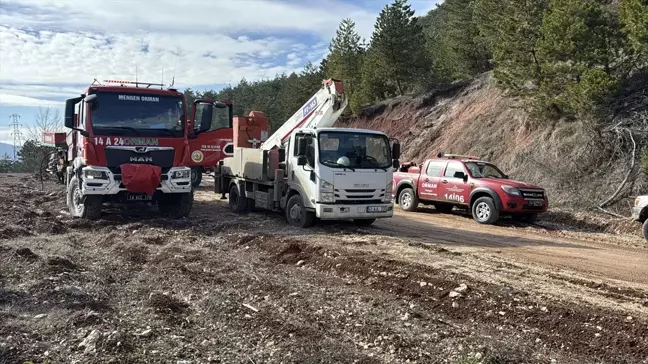 Bolu Göynük'te Ormanlık Alanda Yangın Söndürüldü