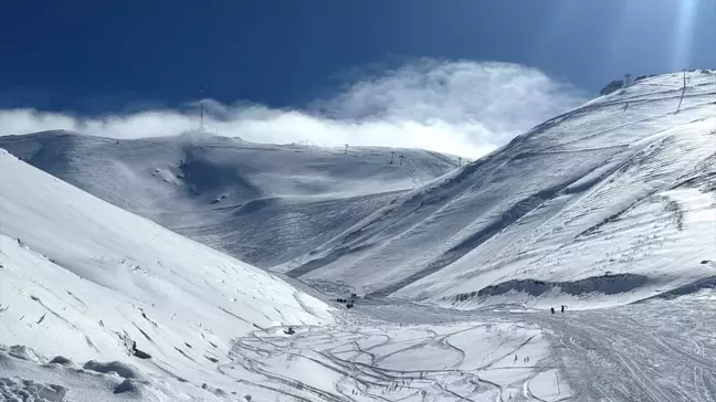 Palandöken'de Düşen Çığda Yaralanan Ya Da Ölen Yok