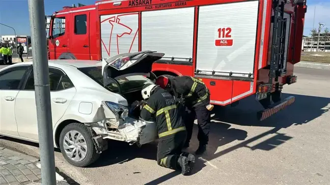 Aksaray'da Trafik Kazası: 1 Yaralı