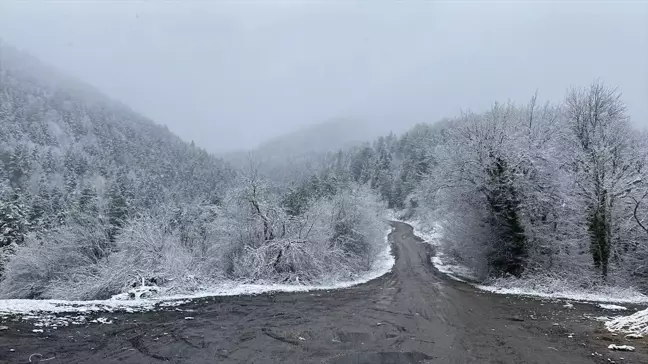 Karabük'te Sağanak ve Kar Yağışı Etkili Oluyor