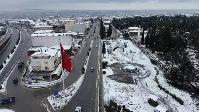 Samsun'da kar yağışı etkili oldu