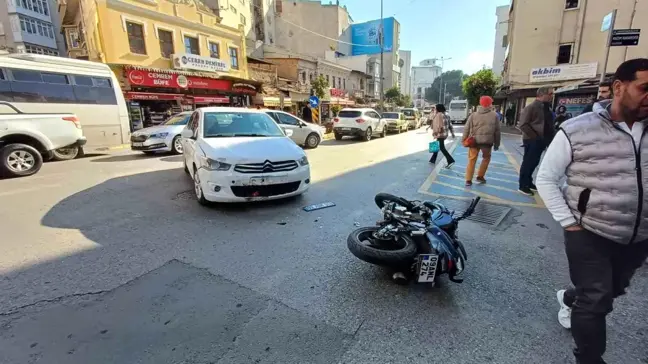 Aydın'da Otomobil ile Motosiklet Çarpıştı: 1 Yaralı