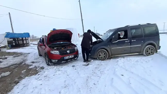 Akyaka'da Sibirya Soğukları Hayatı Olumsuz Etkiliyor