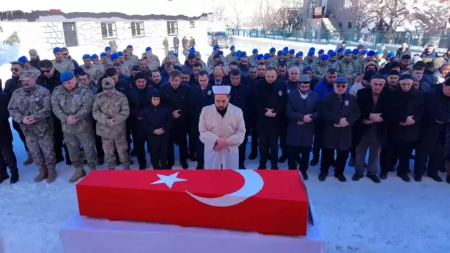 Kuzey Irak'ta Vefat Eden Güvenlik Korucusu Mehmet Şirin Menteş, Bitlis'te Uğurlandı