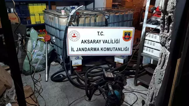 Aksaray'da Kaçak Madeni Yağ Operasyonu: 3.500 Litre Ele Geçirildi