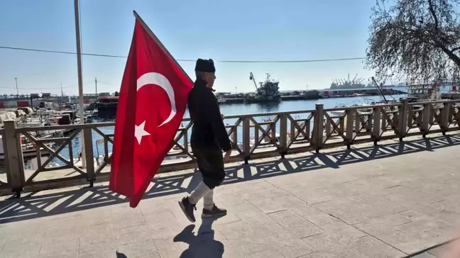 Çanakkale Savaşı Gazisinin Torunundan Anlamlı Yürüyüş