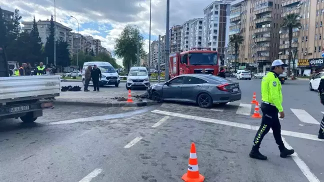 Kahramanmaraş'ta Otomobil Yaya Grubuna Çarptı: 5 Yaralı