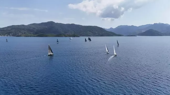 Marmaris'te Uluslararası Akdeniz Yat Şampiyonası İkinci Günü Geride Bıraktı