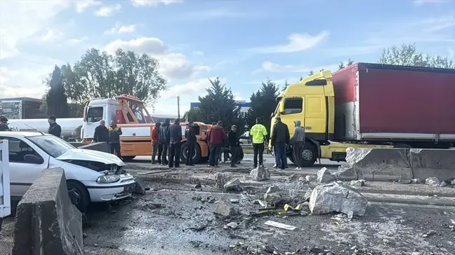 Sakarya'da 4 Araçla Kaza: 1 Yaralı