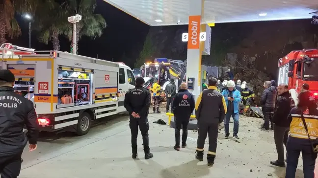 Samsun'da Heyelan: 4 Kişi Toprak Altında, 1 Yaralı Kurtarıldı