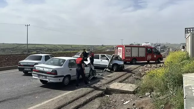 Siverek'te Zincirleme Trafik Kazası: 6 Yaralı