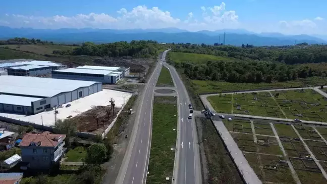 Samsun'da Tehlikeli Dönüş Noktası Sürücüler için Tehdit Oluşturuyor