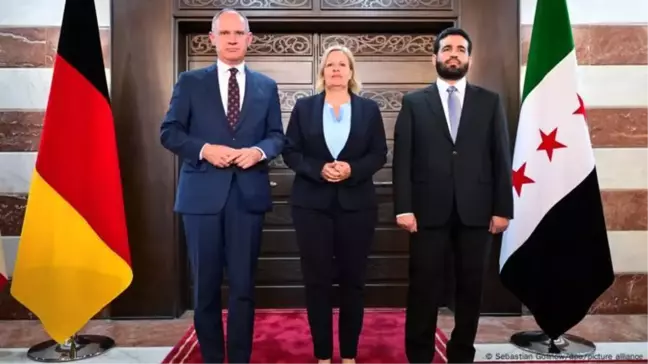 Almanya İçişleri Bakanı Faeser, Şam'a Sürpriz Ziyarette Bulundu