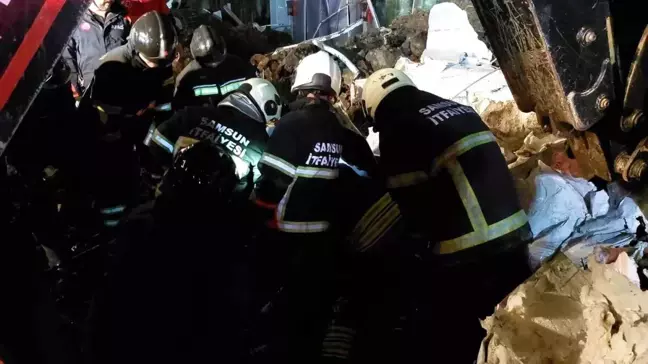 Samsun'da Heyelan: Baba ve İki Çocuğu Enkaz Altında Kaldı