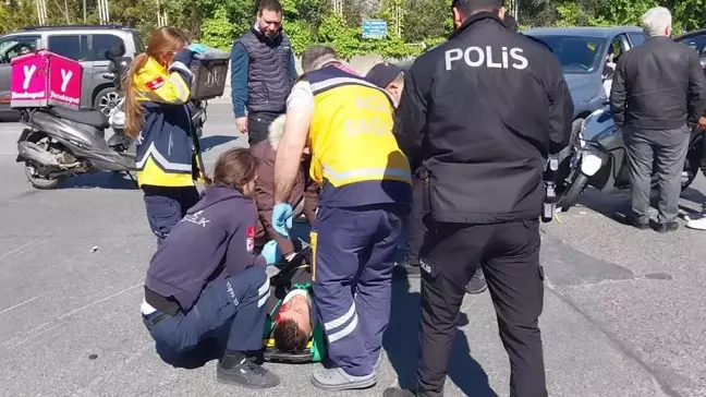 Sarıyer'de Trafik Kazası: Motosikletli Kurye Ağır Yaralandı