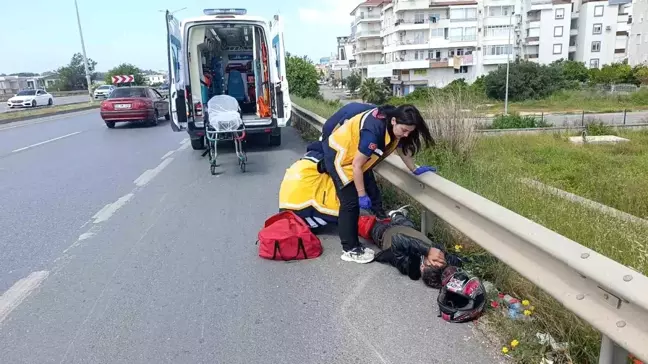 Manavgat'ta Motosiklet Kazası: 2 Yaralı