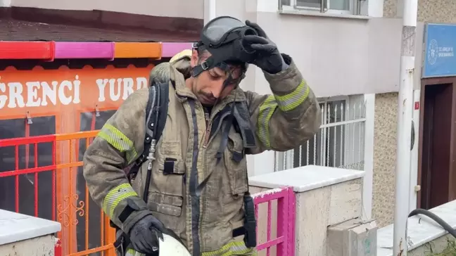 Avcılar'da Kız Yurduna Elektrik Tesisatından Yangın