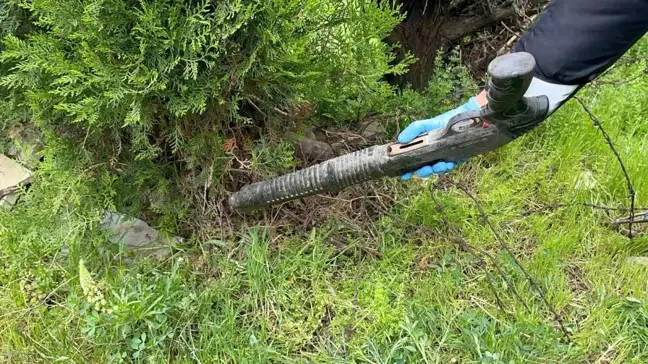 Eskişehir'de Çalılar Arasında Gizlenmiş Pompalı Tüfek Bulundu