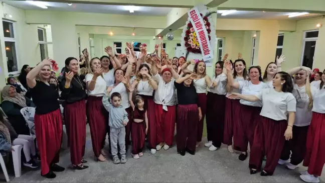 Elçili Köyü'nde Kadınlar 'Şalvar Gecesi' Kutladı