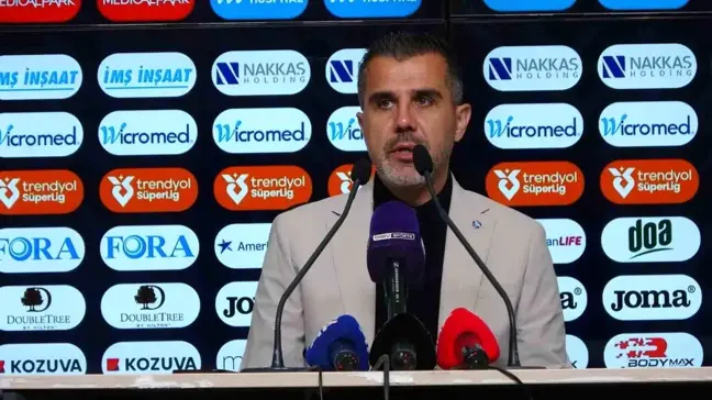 Adana Demirspor Teknik Direktörü'nden Maç Sonrası Açıklamalar