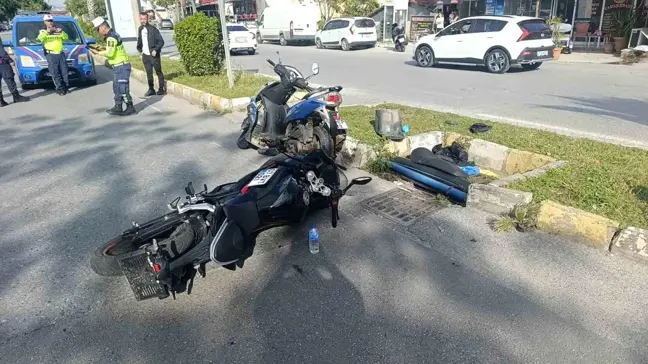 Manavgat'ta Motosiklet Kazasında 1 Yaralı