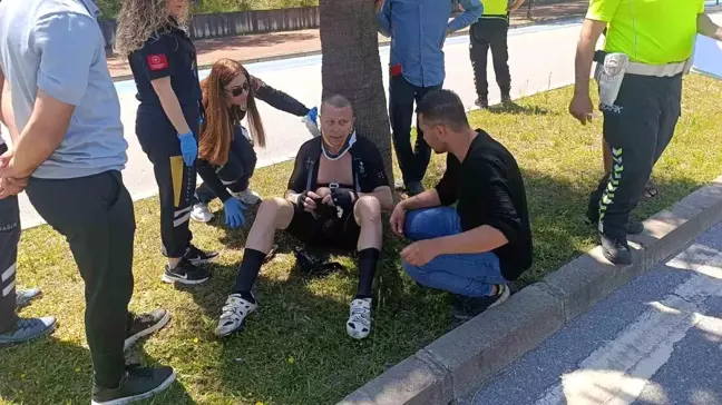 Norveçli Turist Bisiklet Kazası Geçirdi