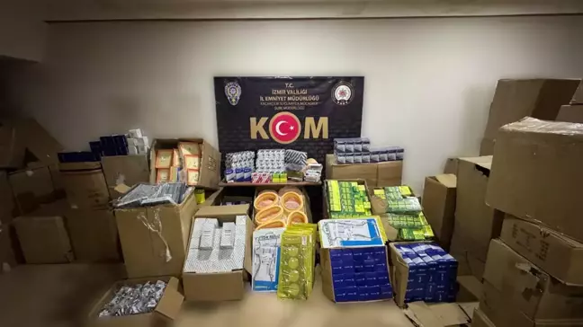 İzmir'de Kaçakçılık Operasyonu: 42 Milyon TL Değerinde Yedek Parça ve Akaryakıt Ele Geçirildi