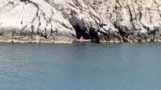 Amasra'da Yasaklı Bölgeye Giren Rus Turist Alındı