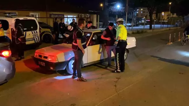 İnegöl'de Şüpheli Şahıslara Yönelik Uygulama: 430 Araç Kontrol Edildi