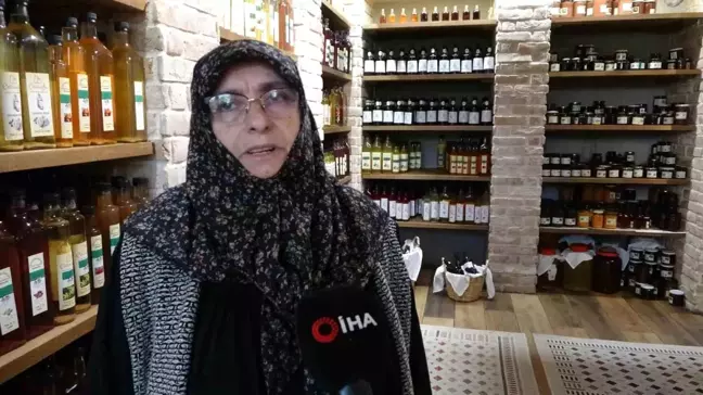 Oruçoğlu Köyü'nde Doğal Sirke Üretimi