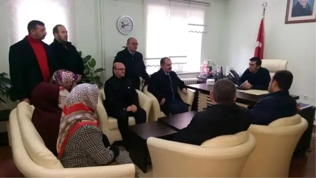 Müftülük Personellerinden İlçe Emniyet Müdür Vekili Avcı'ya Başsağlığı Ziyareti