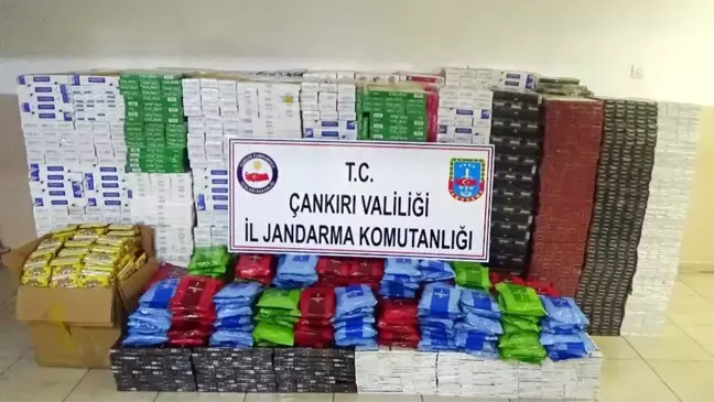 Çankırı'da 300 Bin TL Değerinde Kaçak Sigara ve Tütün Ele Geçirildi