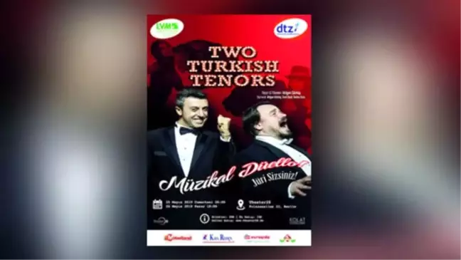 Two Turkish Tenors' Berlin'e Geliyor