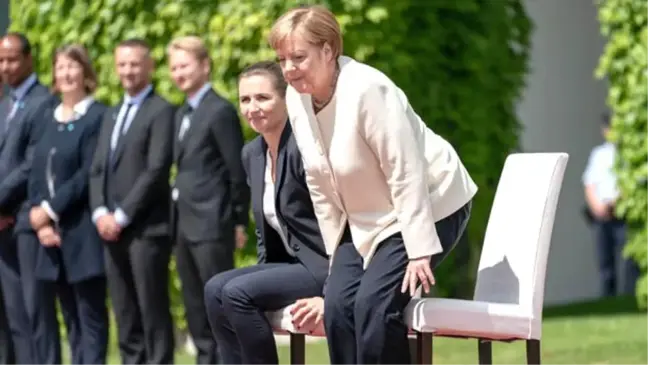 Merkel'in dördüncü titreme krizine sandalyeli önlem