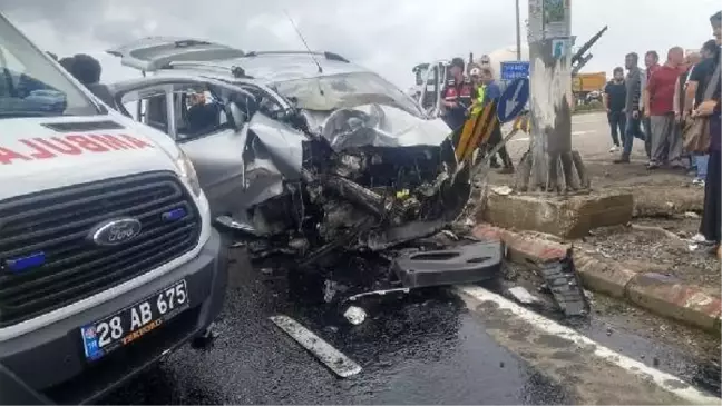 Giresun'da kaza: 3 ölü, 1 yaralı
