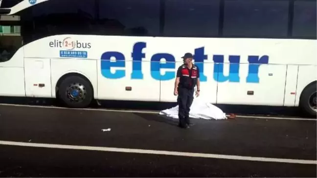 Zonguldak'ta yolcu otobüsünün çarptığı yaya öldü