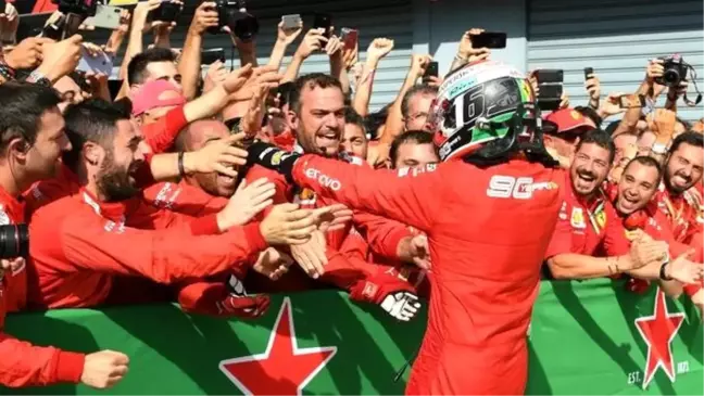 İtalya'da Ferrari zaferi