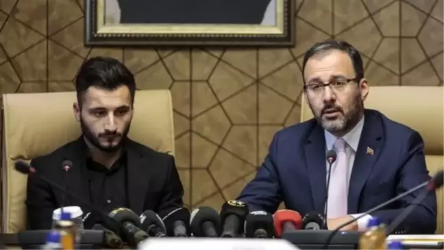 Bakan Kasapoğlu Enver Cenk Şahin'i kabul etti